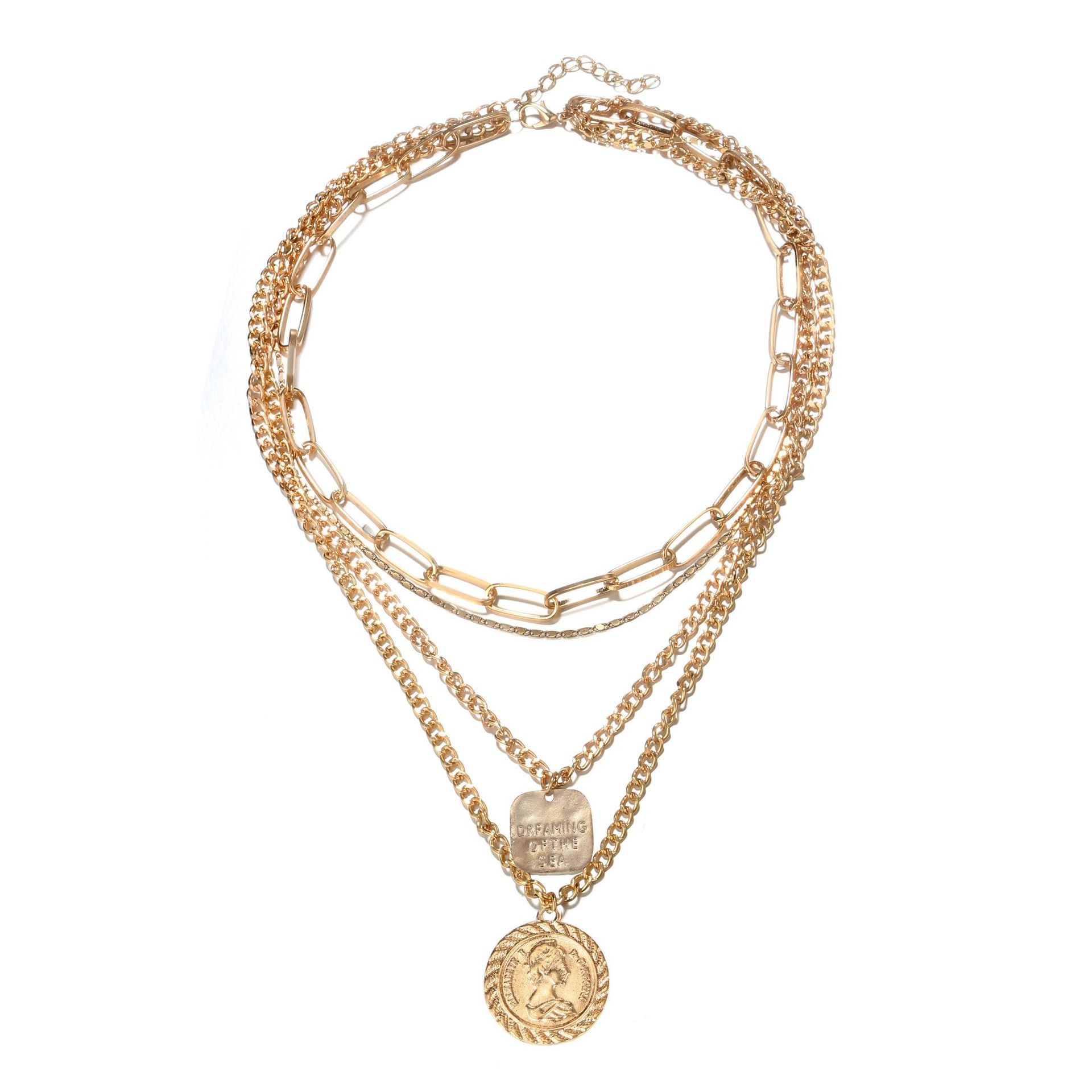 Multi-Layer Chain Clavicle Necklace Jewelry for Women
