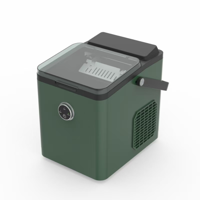Guangdong Wholesale Automatic Household Mini Portable Ice Maker Machine Freestanding Automatic Liquid Freezer Ice Generator
