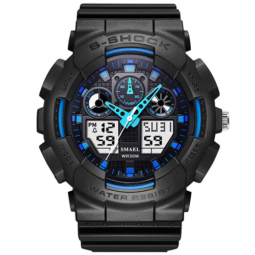 Raymons SL-1027 цифровой g стиль ручной s шок противостоять часы smael аналоговые Мужские часы в стиле милитари с цифровой Джем tangan для мальчиков и девочек детская одежда