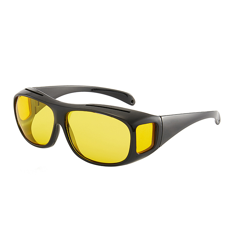 2021 High Quality Square Frame Mens Sunglasses For Day And Night Trendy Night Vision Glasses For Driving