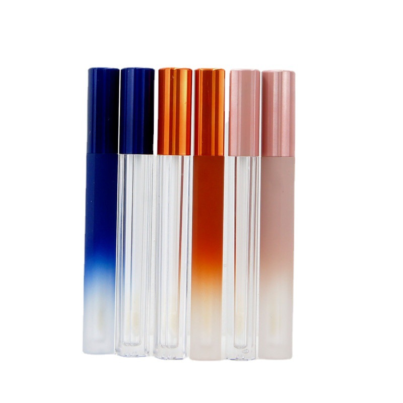 eyelash growth empty tube teal color customized eyelash extension primer tubes wholesale eyelash brush with tube