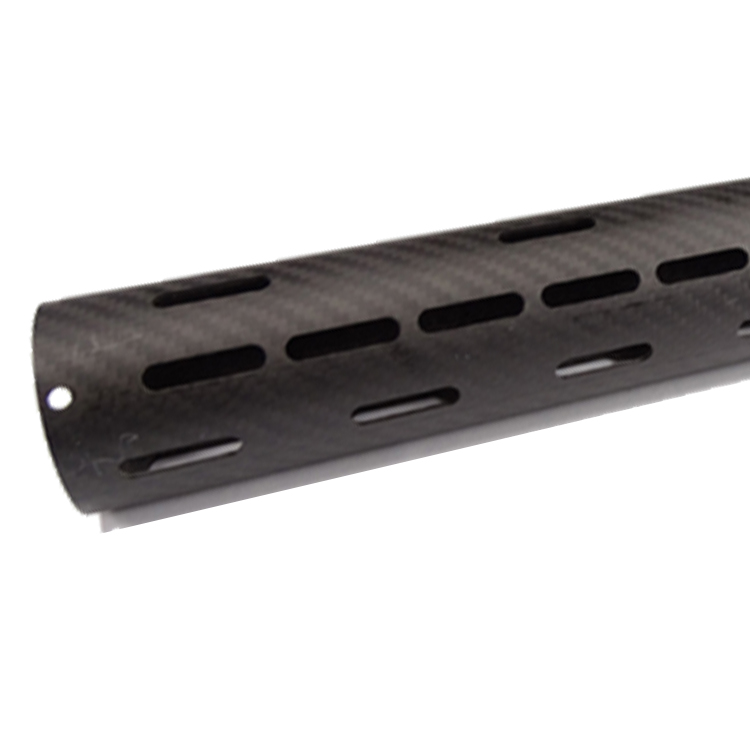 Tactical Ar15 Free Float Carbon Fiber M-lok Handguard 7 10 12 15 Inch W/O Steel Barrel Nut Quad Rail Free Float Handguard Ar15