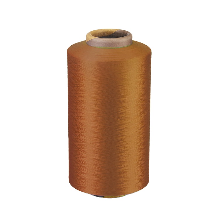 competitive price dope dyed polyester dty yarn 150d/48f Intermingled semi dull