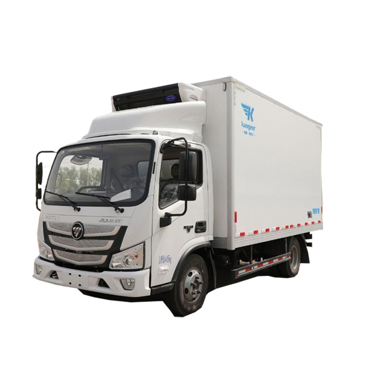 Грузовик РЕФРИЖЕРАТОРНЫЙ FOTON Aumark S1, 4x2, 6 колес, 131hp, б/у, новый дизельный двигатель