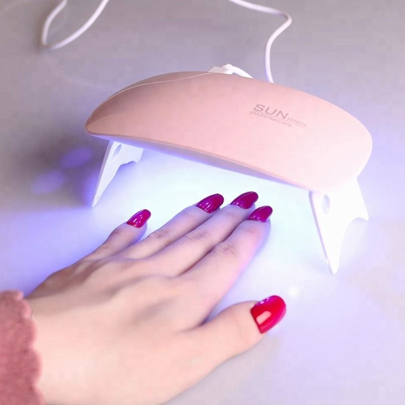 Лампа УФ/Led для сушки ногтей, 6 Вт, с 6 светодиодами