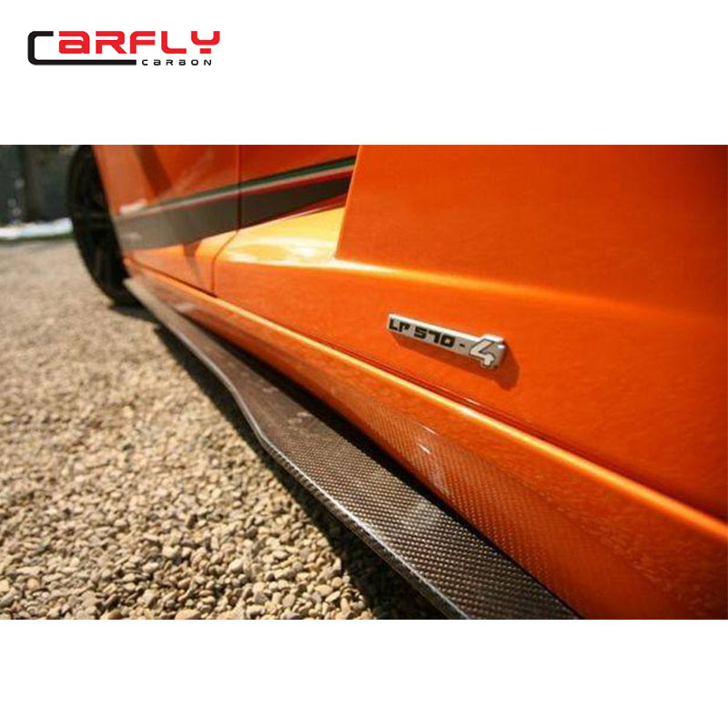 Боковые юбки из углеродного волокна для Lamborghini Gallardo LP550-570