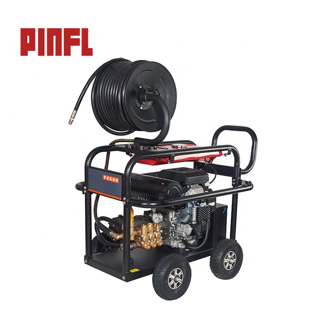 PINFL BX4020 дренажная Очистительная Машина для канализации, мойка высокого давления 40 л/мин 200 бар