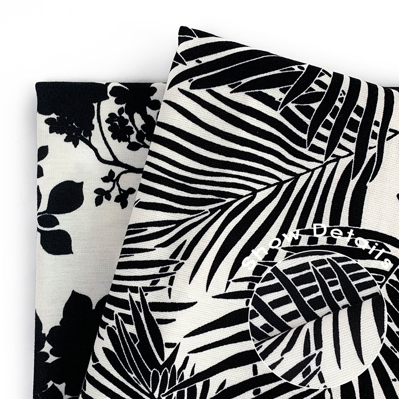ESSE textile 95% полиэстер 5% спандекс 40S ponti roma печатная трикотажная ткань для одежды