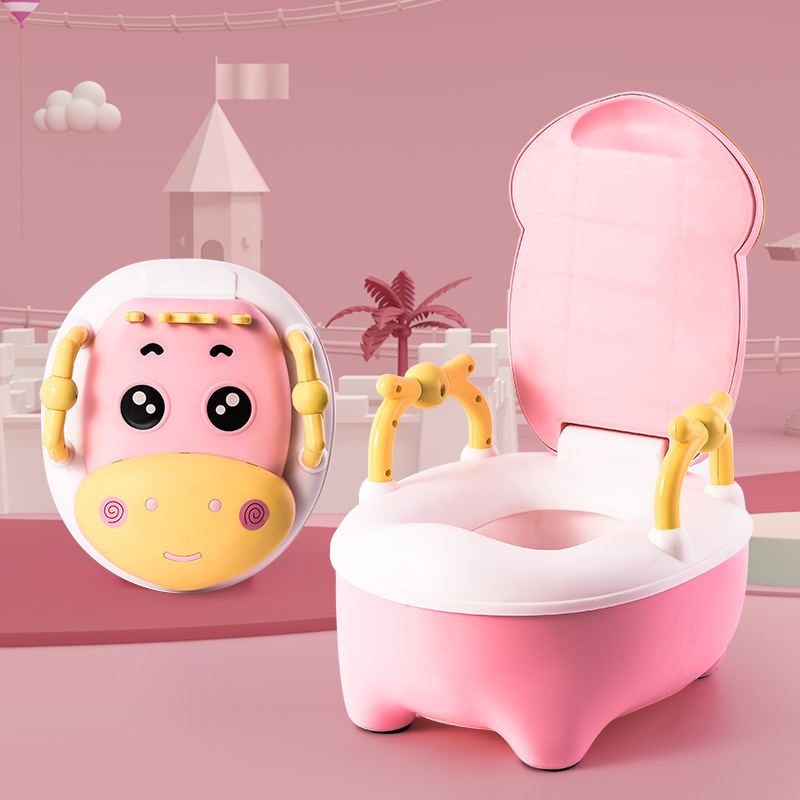 Пластиковый детский горшок Kawai, портативный Детский горшок, детский стул для горшка