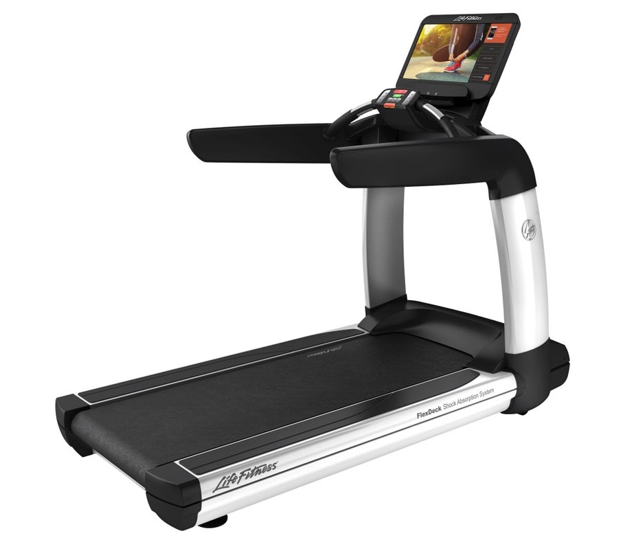 2023 новая Коммерческая беговая дорожка life fitness AC моторизованная беговая дорожка 21-дюймовый ЖК-дисплей с сенсорным экраном Беговая машина WiFi / Bluetooth