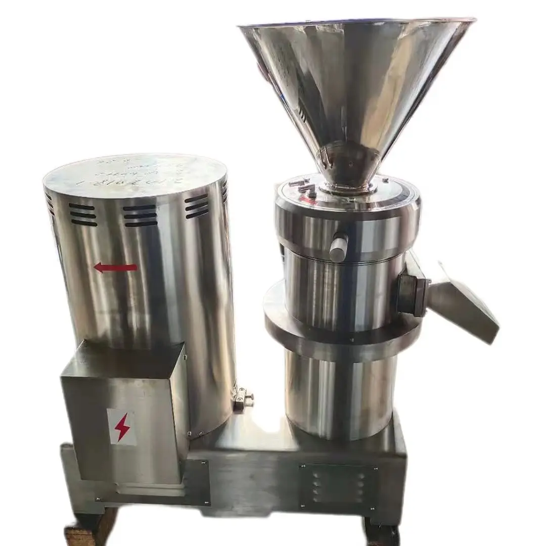 Full Automatic Peanut Grinding Machinery Sesame Butter Processing Line Tahini Making Machine For Sale