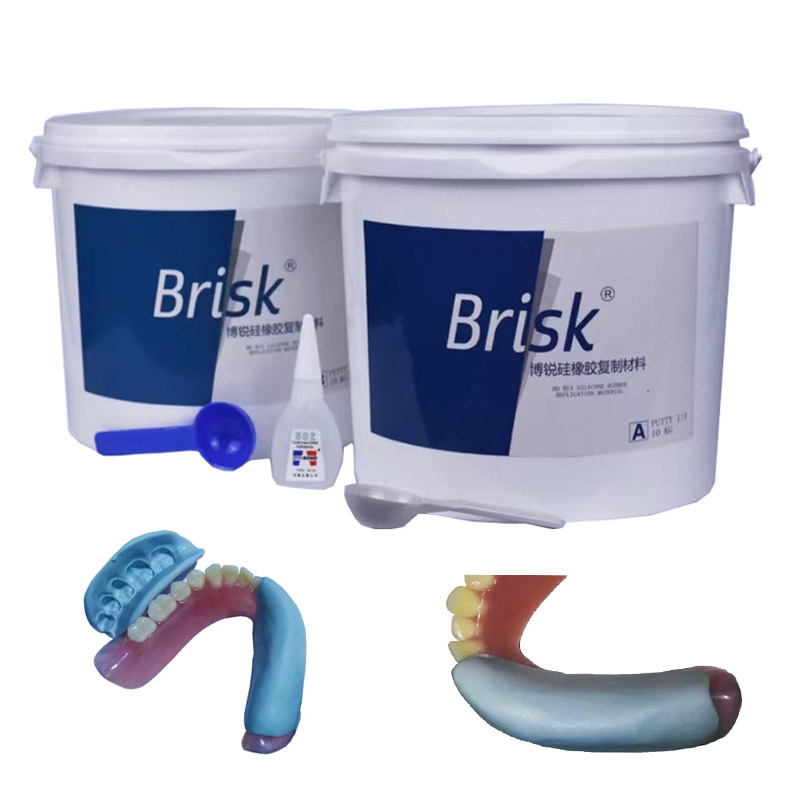 Dental technicians dentist use silicone rubber material model taking product 5kg+5kg