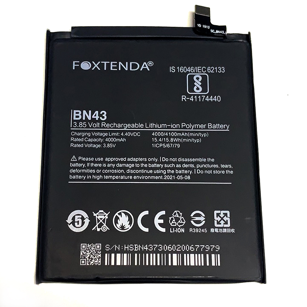Factory OEM heavy mobile battery for redmi note 4 battery BN41 BN42 BN43
