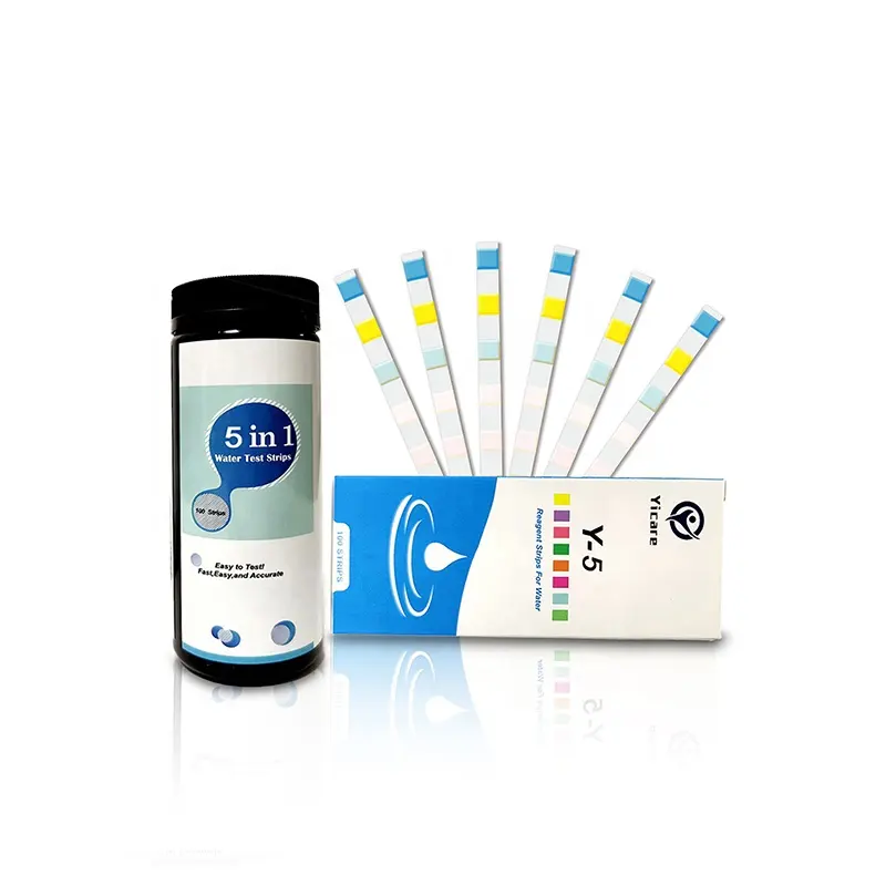 6 in 1 Water Quality Test Strips GH/PH/CIR/NO3/NO2/KH