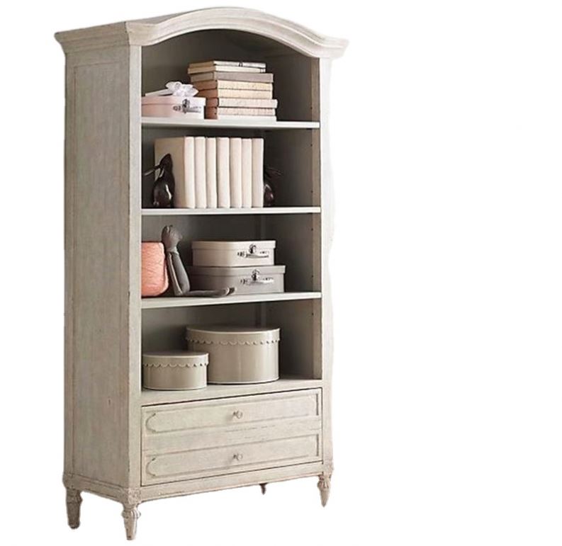 Custom furniture American high-end carved fashion children's wooden bookcase
