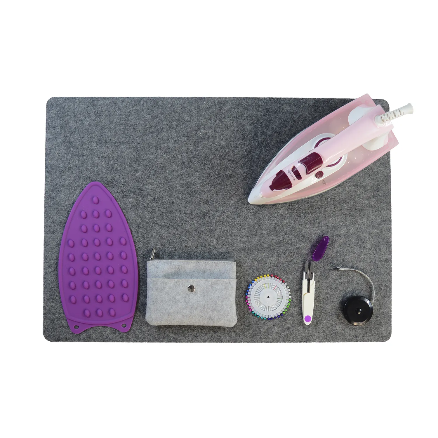 Wool Ironing Board Custom Size 17"x24" 17"x13.5" 100% New Zealand Wool Ironing Mat 1/2" Thick Wool Pressing Pad With Accessories