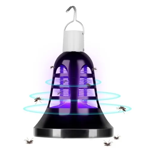 Lampara De Asesino De Mosquitos De Luz Ultravioleta Resistente Al Agua Para Interiores Al Aire Libre Electronico Bug Zapper