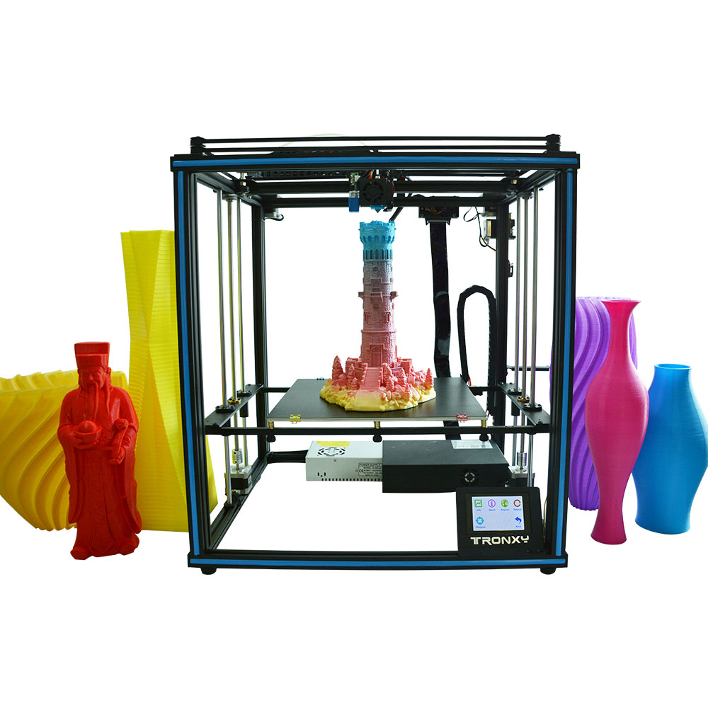 3D-принтер цифровой wax X5SA CoreXY, стабильная структура, принтер для моделирования, двойная ось Z, ультратихий драйвер