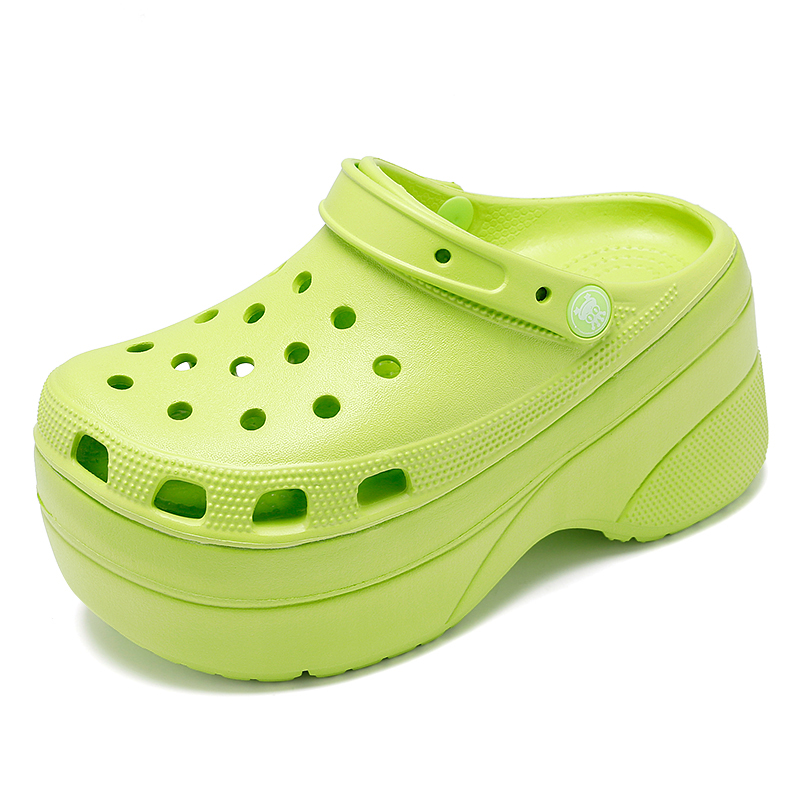 Summer Fancy Platform Heeled Sandals For Ladies Wholesale Newest Girls Eva Garden Shoes High Heel Clogs Women Shoe Clogs