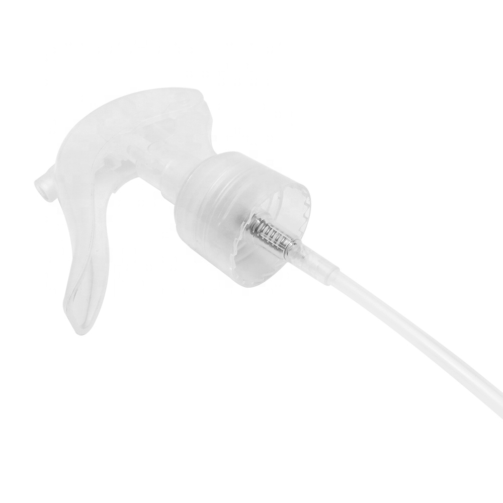 The best-selling product is the alcohol triggered plastic pistol 24/410 spray pump