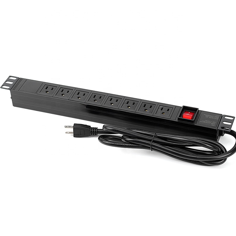 Pdu mining US Type алюминиевый сплав 8/6 Way PDU с блоком управления 19A блок распределения питания для промышленности