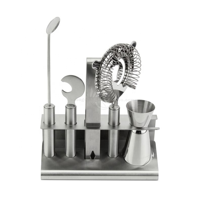 Bar Set Bartender Kit Cocktail Bar Set Stainless Steel Cocktail Set includes Cocktail Shaker Jiggers Bartending Bar Tools