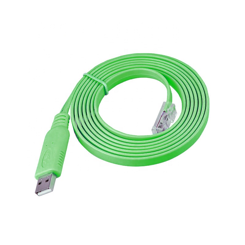 Консольный кабель usb к rj45, Прямая поставка с завода, маршрутизатор rs232, последовательный кабель 8p8c, 6 футов, подключи и работай, совместимый с win11 10 8 7