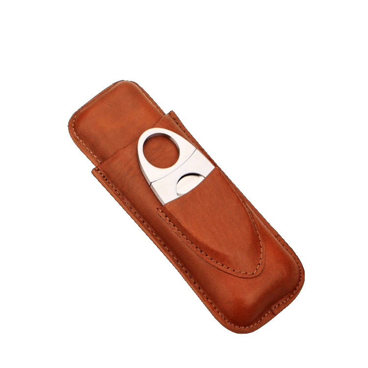Hot selling new arrival genuine leather cigar case