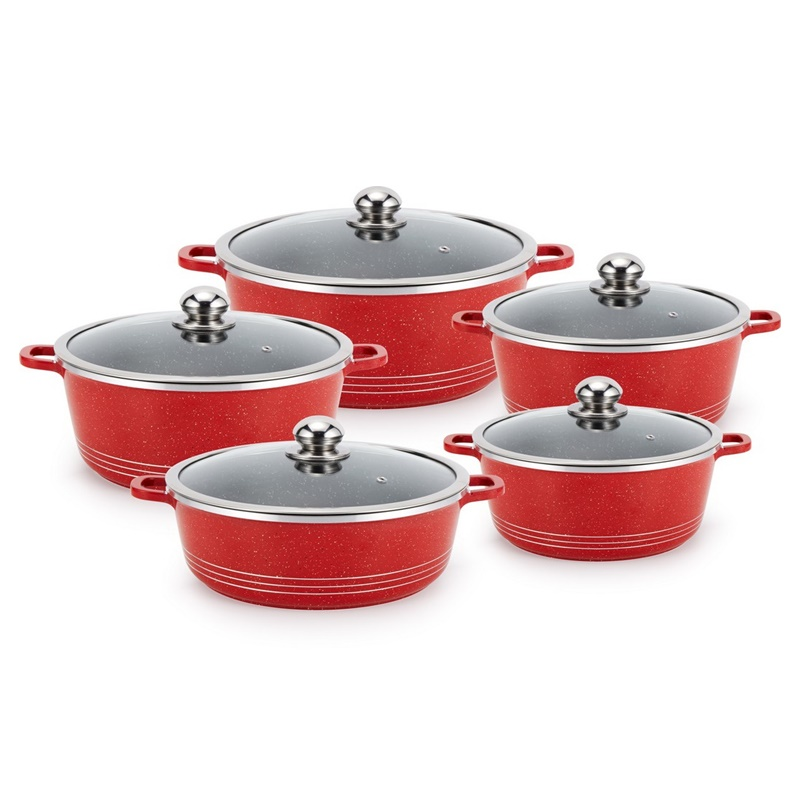 Classical Die cast aluminium kitchen ware Non stick casserole for Cook soup