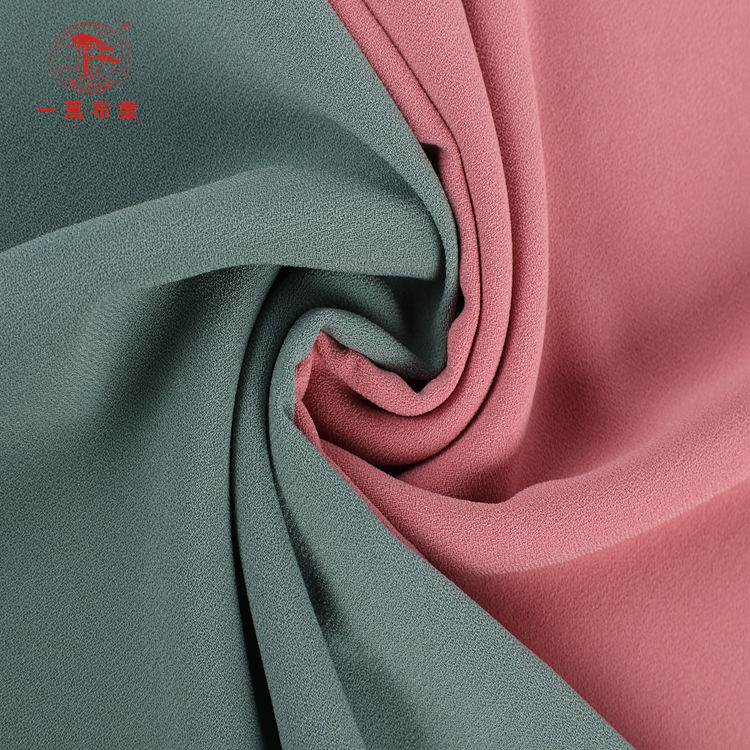 97% polyester 50D pure woven chiffon silk fabric plain fabric