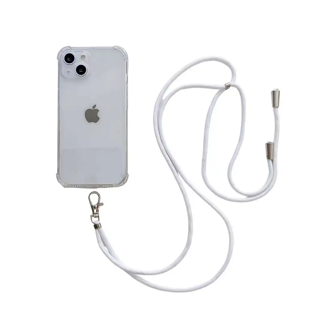 DIY Cellphone Adjustable Detachable Colorful Neck Cord Mobile Phone Lanyard Strap for iphone