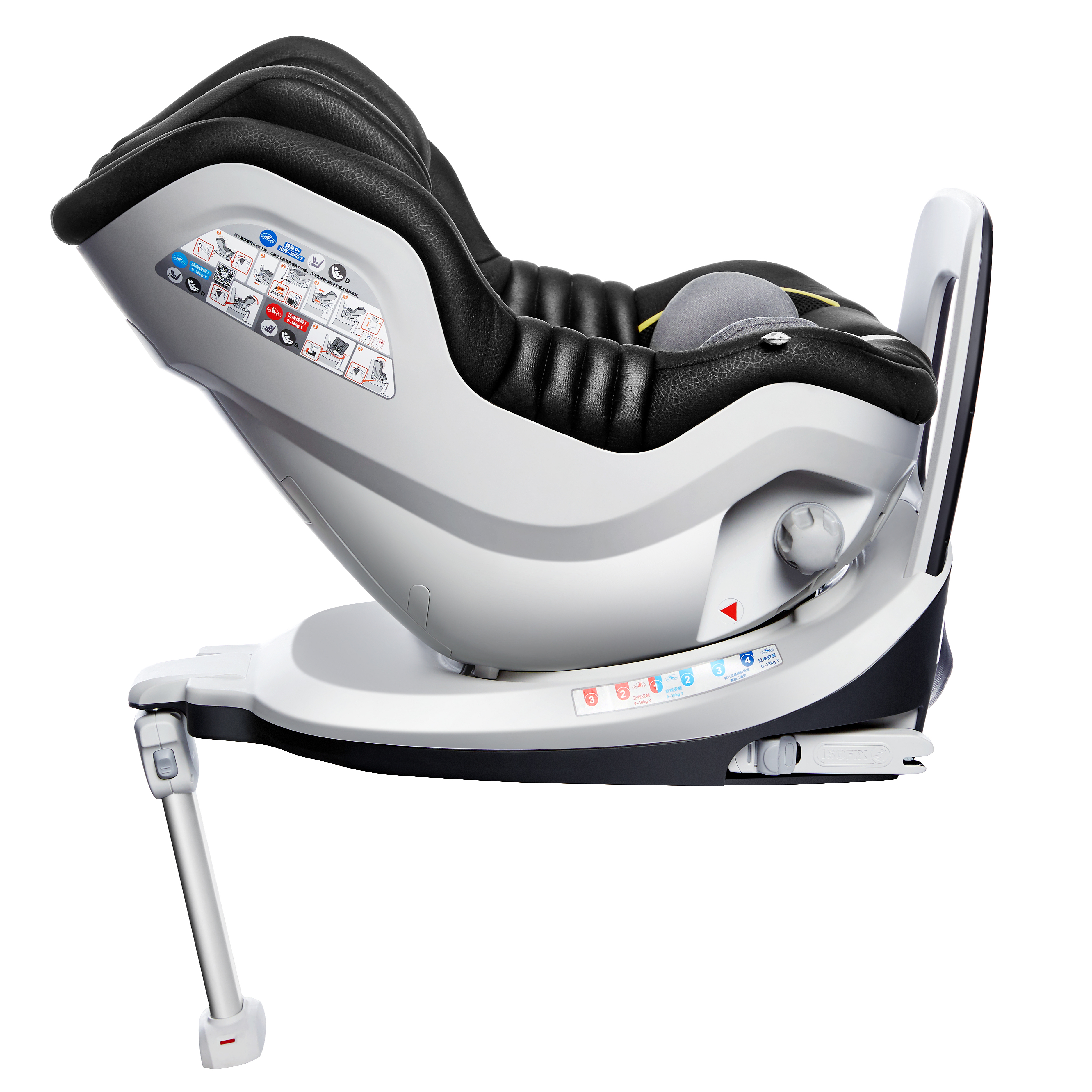 Детские автомобильные сиденья r101a группа 0 + i с isofix и поддержкой ног ece r44