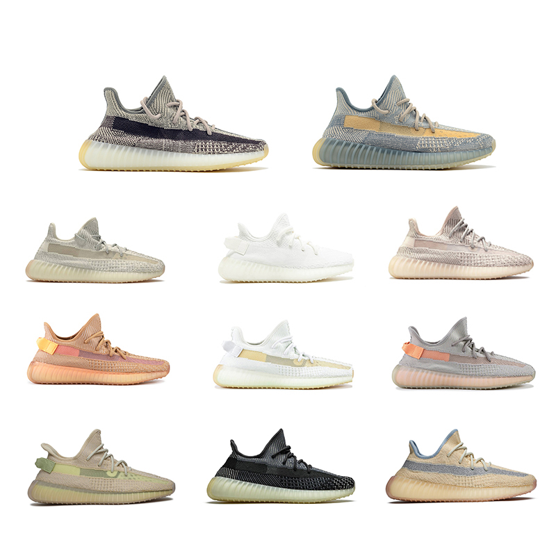 С логотипом и коробки оригинальное качество 1:1 Светоотражающие yeezys спортивные кроссовки для кроссовок Yeezy 350 V2 мужские повседневные тапки; Yezzy 350 v2