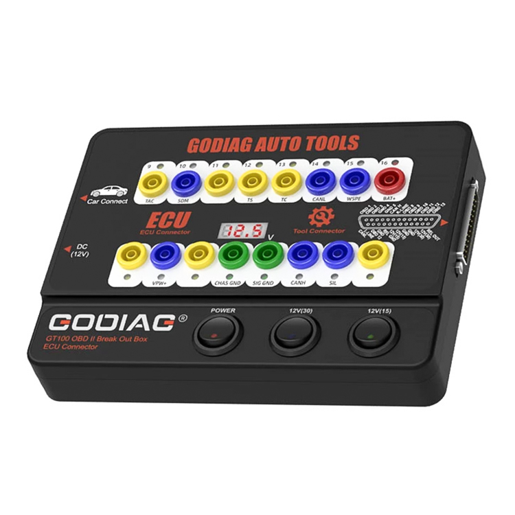 Автомобильный инструмент GT100, блок блокировки OBDII, мощный разъем ECU, преобразователь OBD1 в стандартный интерфейс OBD2