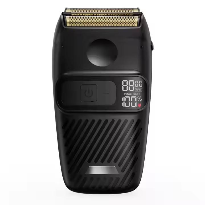 Electric Titanium Foil Shaver Dual Blade Hair Cutting Machine LED Display Rechargeable Beard Trimmer For Men