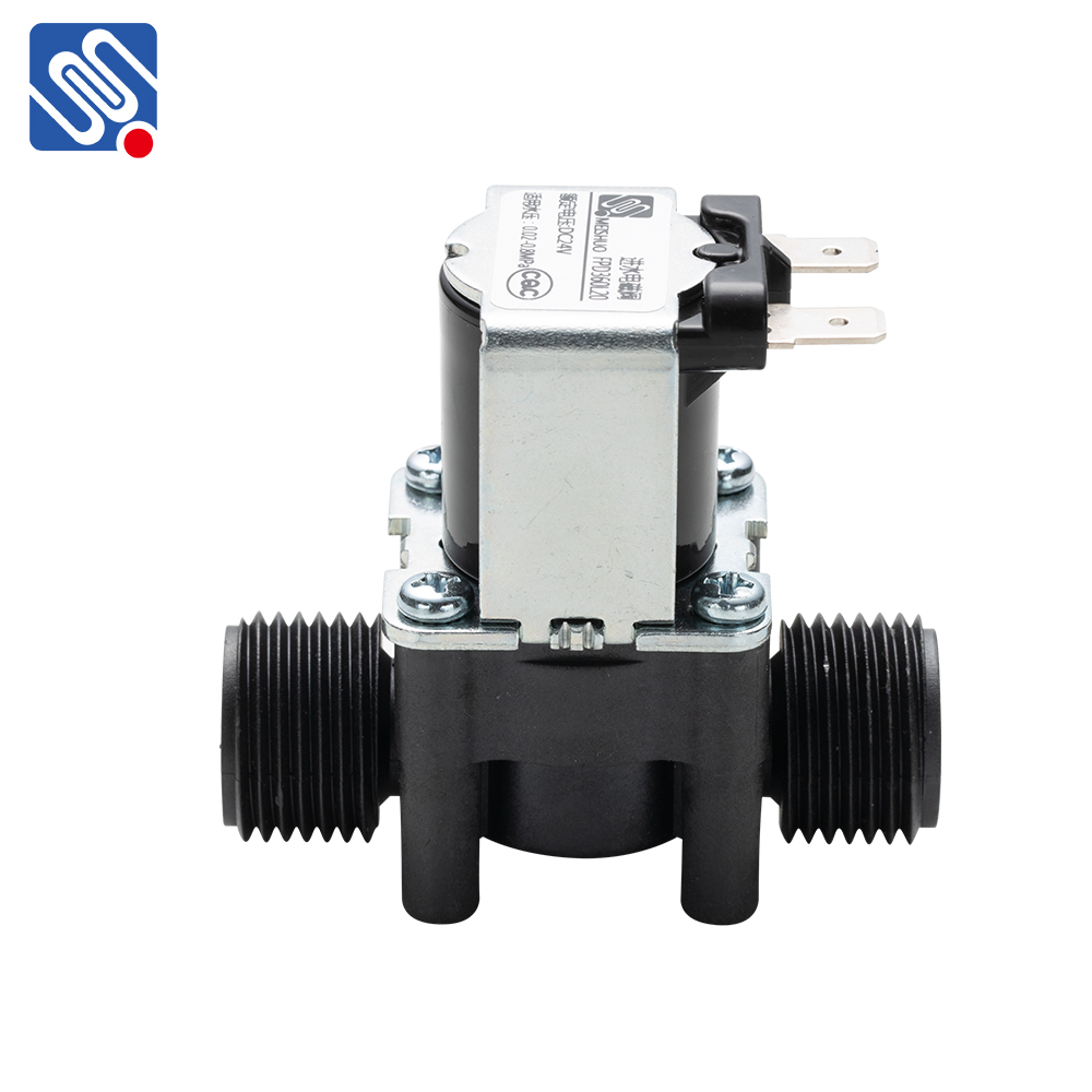 MEISHUO FPD360L20 1/2 inch normally closed mini plastic one way water electric solenoid valve 12v for water purifier