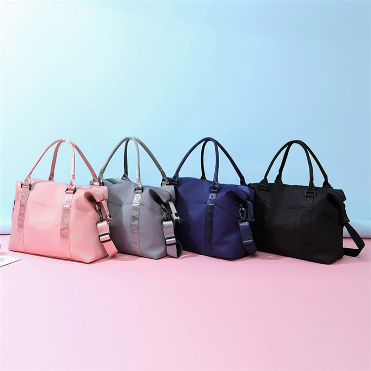 ZB474 2021 Traveling Weekender Workout Shoulder Bags Women Travel Duffle Bag Sport Tote Gym Bag With Trolley Sleeve