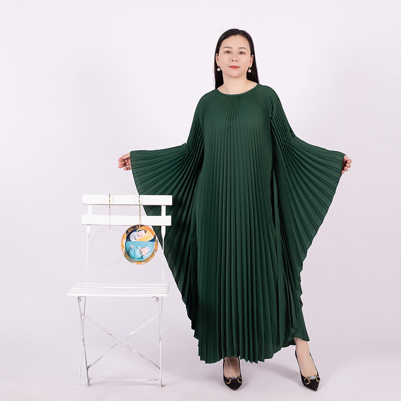 Tianbao, складная одежда, оптовая продажа от производителя, Miyake, модные складки, повседневное арабское женское платье большого размера