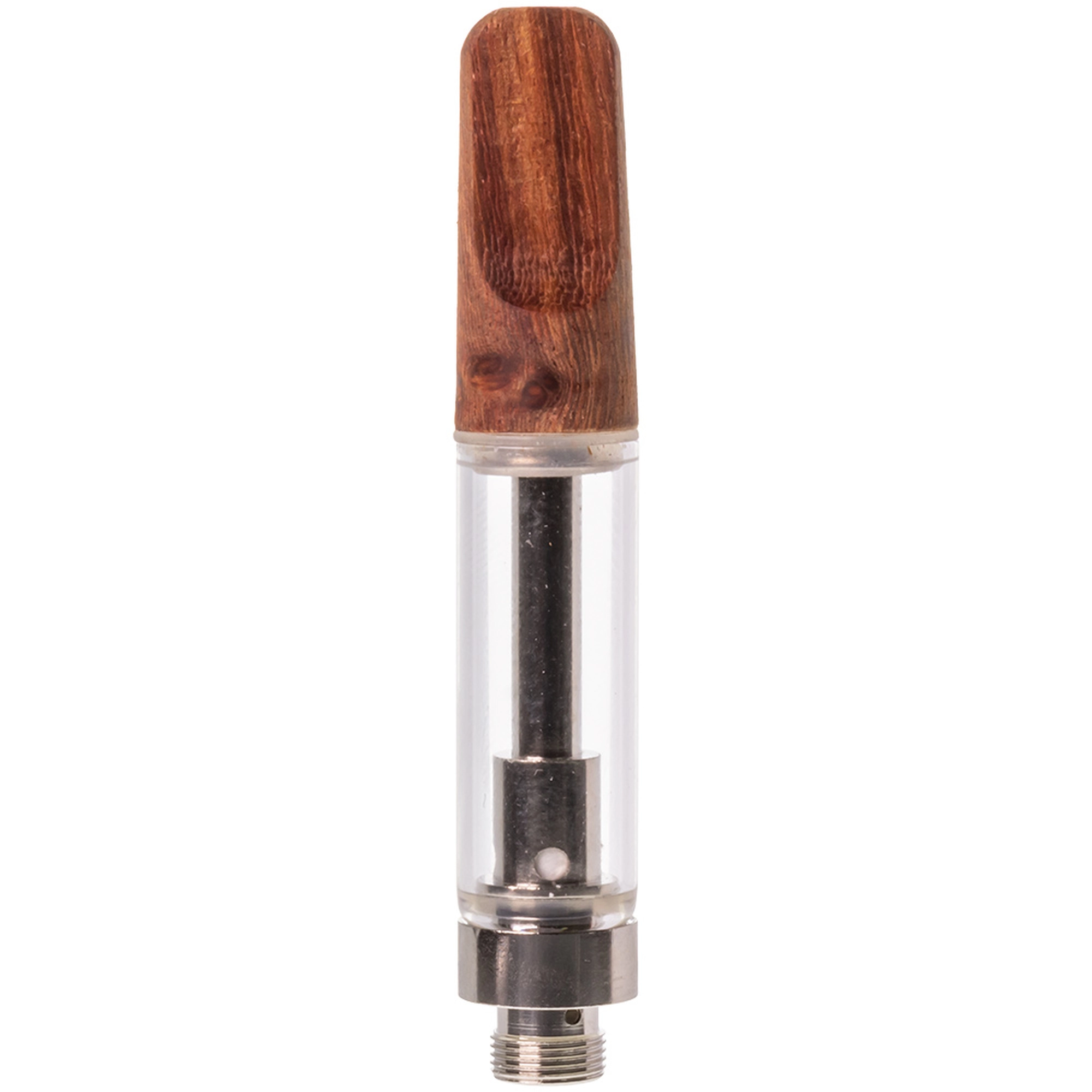 CBD Vape Ceramic Coil Cartridge Wooden Tip TH205 0.5ML 1.0ML Glass Tank Atomizer Disposable Vape Pen 510 Thread