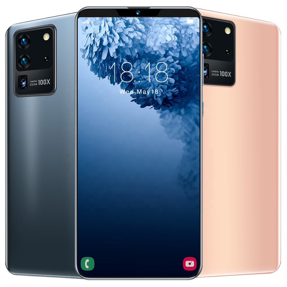 Китайская новая модель, система android, смартфон S20U, 6,3 дюйма, распознавание лица, глобальная версия мобильного телефона