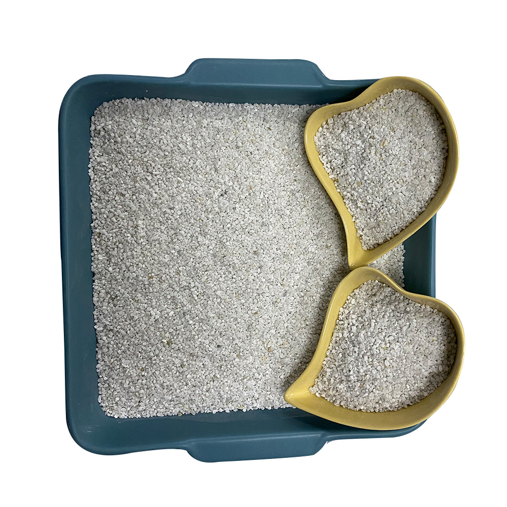 The supplier sells high purity fire resistant non toxic waterproof snow white sand
