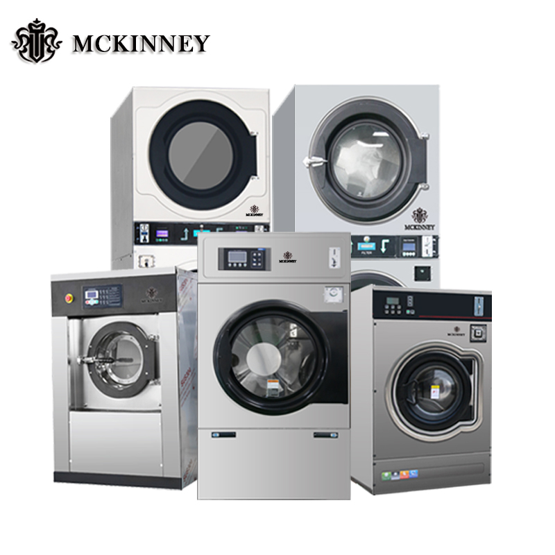 Industrial Electric/Steam/Gas heated high efficiency anti-corrosion commercial coin operated stack double dryer
