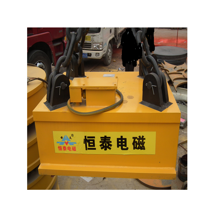 Strong magnetic attraction and deep magnetic permeablity rectangular MW12 series lifting electromagnet for bundled rebar