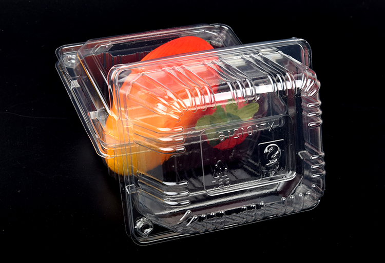 Корм для животных класс 250g одноразовый прозрачный Клубника коробка для фруктов и овощей для салата на контейнер