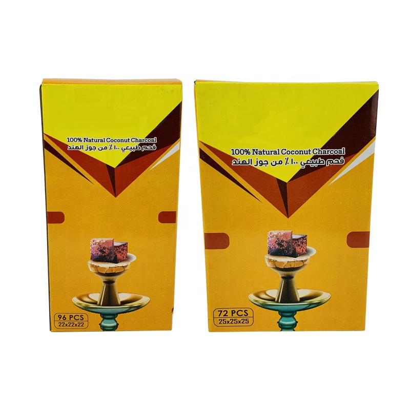 Arabian hookah charcoal Shashi coconut charcoal Square carbon gixom coconut shell charcoal