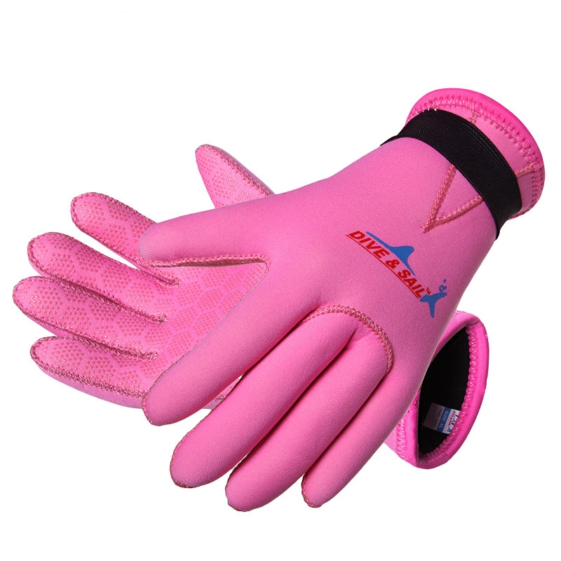 NeopSkin Water Gloves, 3& 5mm Neoprene Warm Wetsuit Winter Gloves for Diving Snorkeling Paddling Surfing Kayaking Spearfishing
