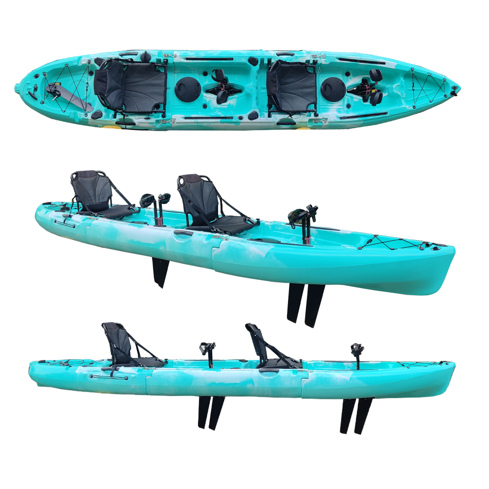 Castor 2 person double ocean kayak fishing boat for sale canoe rowing boats kayak