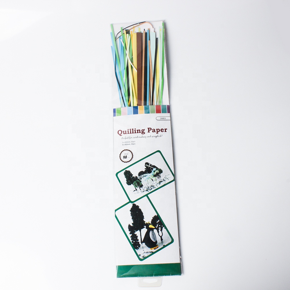 26803 Colors Quilling Paper quilling kits for Handmade(3x450mm,9x450mm;6x450mm,9x450mm)