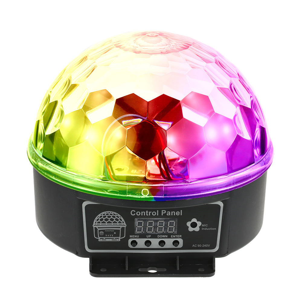 DMX512 Звуковое управление rgbywp led для ди-Джея свет для сцены парти осветительного оборудования для свадебной вечеринки в помещении диско с украшением в виде кристаллов привлекательные шар света