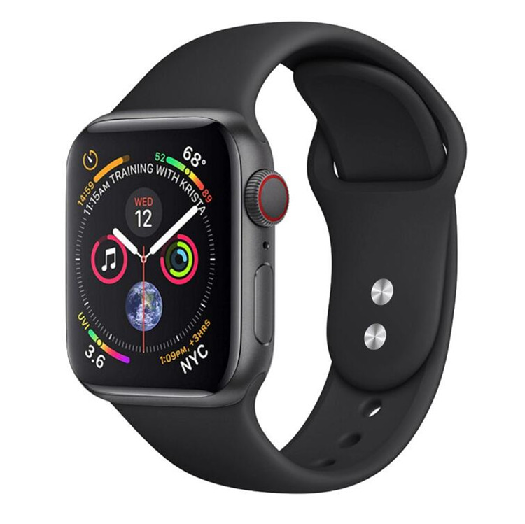 Ремешок силиконовый для Apple Watch 42 мм 44 мм 38 мм 40 мм